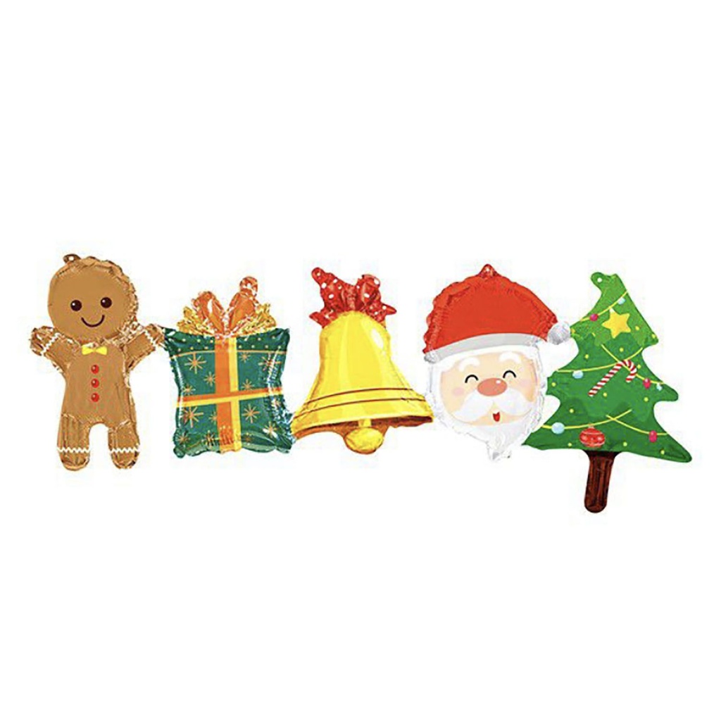 GLOBO NAVIDAD GUIRNALDA GALLETA