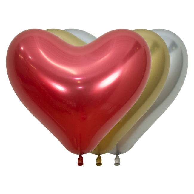 G LATEX CORAZON REFLEX SURT 915-970-981  35CM (12)