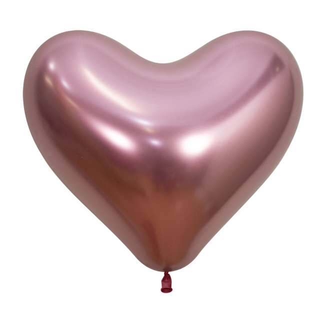 G LATEX CORAZON REFLEX ROSADO 35CM (12)