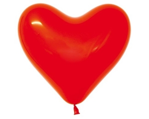 G LATEX FASHION SLD CORAZ ROJO 40CM (50)