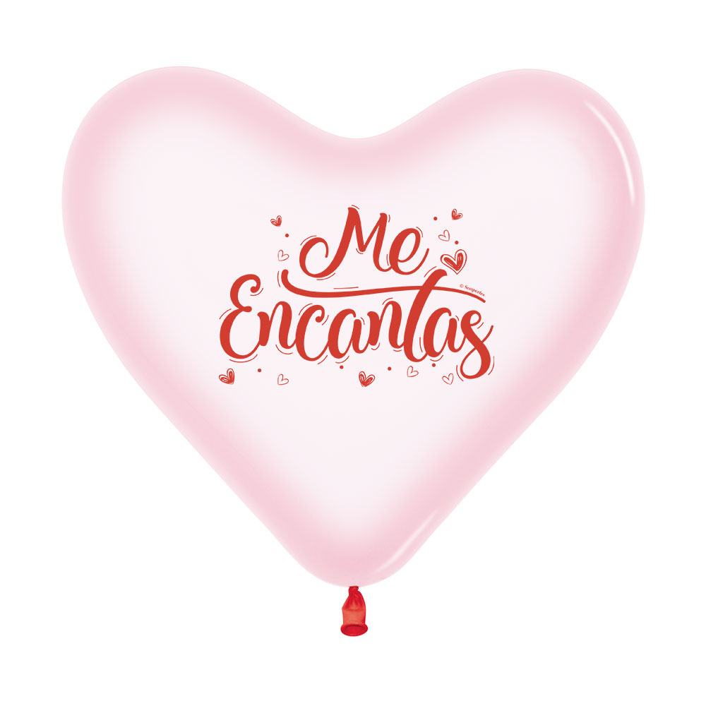 G LATEX FORMA CORAZON ME ENCANTAS 309 - 30CM (12) SEMPERTEX