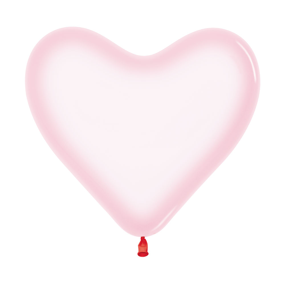 G LATEX FORMA CORAZON ROSADO PASTEL 30CM (50) SEMPERTEX