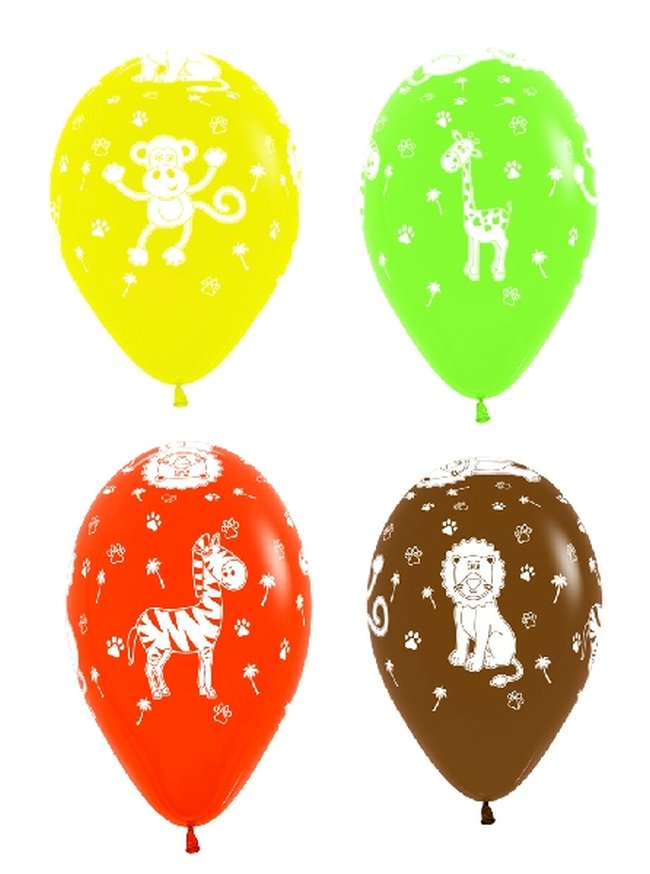 G LATEX FASHION ANIMALES SELVA 30CM (12)