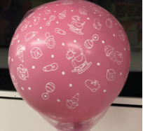 G LATEX BEBE ROSA 90cm(1u)  SEMPERTEX
