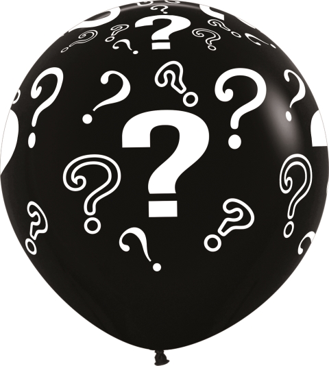 G LATEX FASHION NEGRO INTERROGACION 90CM SEMPERTEX