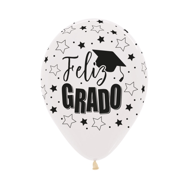 G LATEX CRISTAL FELIZ GRADO 30CM(12)