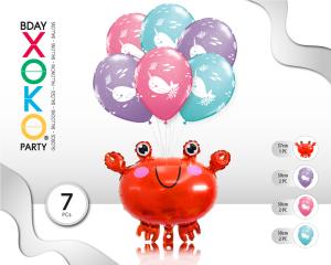 SET CANGREJO 7 GLOBOS