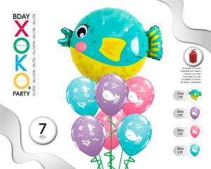 SET PEZ BESUCON 7 GLOBOS