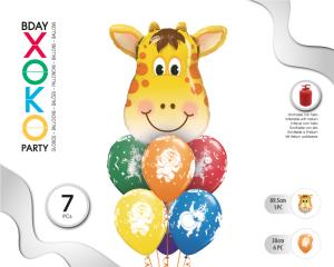 SET JIRAFA 7PC