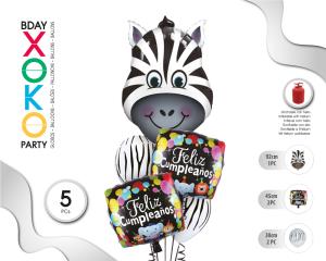 SET ZEBRA 5PC