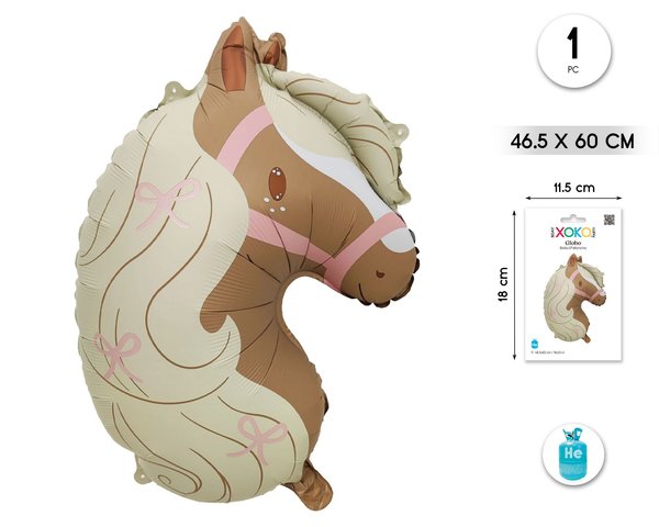 GLOBO FOIL CABALLO 46.5*60CM