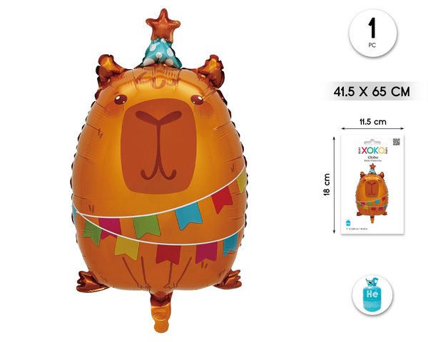 GLOBO FOIL CAPIBARA 36*56CM