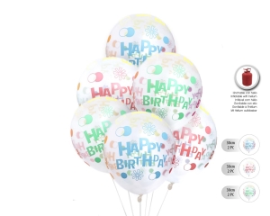 [53992] GLOBOS PRINT 2,8G 6PC HB CRISTAL