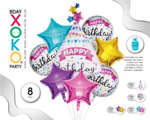 SET HAPPY BIRTHDAY 8PC