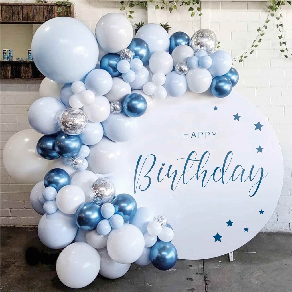 SET BABY BLUE 105PC