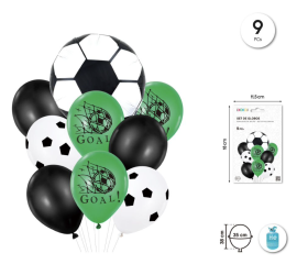 SET GLOBOS PRINT 9 PCS 2.8G