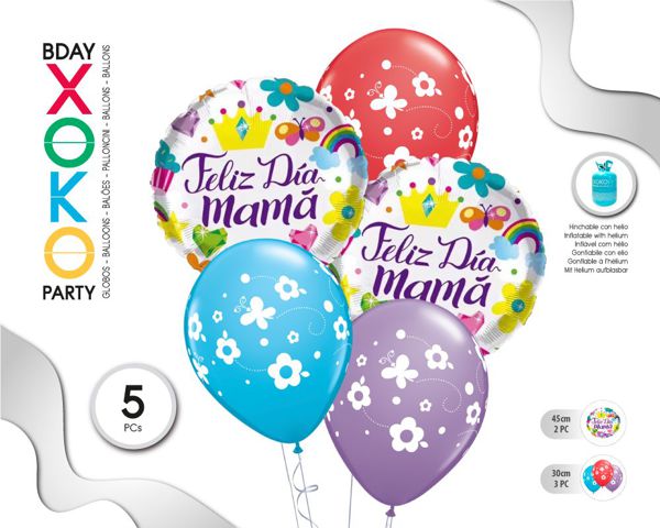 SET FELIZ DIA MADRE 5PC