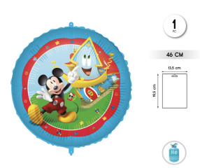 GLOBOS DE FOIL MICKEY ROCK THE HOUSE 46CM