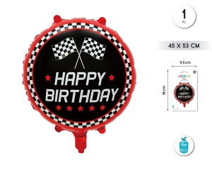 GLOBO FOIL HAPPY BDAY 45*53CM