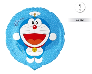 1 GLOBOS FOIL REDONDO 46 CM DORAEMON