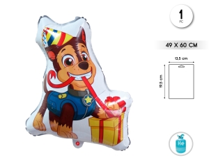 GLOBO FOIL FORMA 49X60CM PAW PATROL CHASE