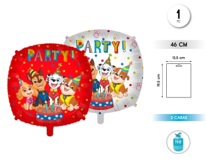 GLOBO FOIL PAW PATROL 46CM