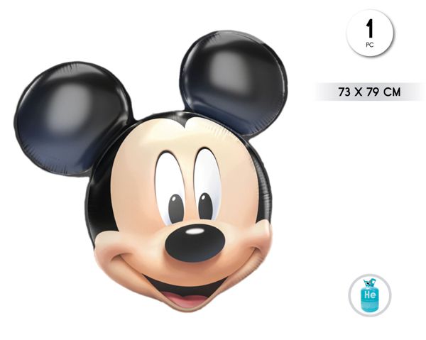 1 GLOBO FOIL FORMA 73X79CM MICKEY MOUSE