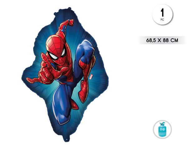 1 GLOBO FOIL FORMA 68.5X88CM SPIDERMAN