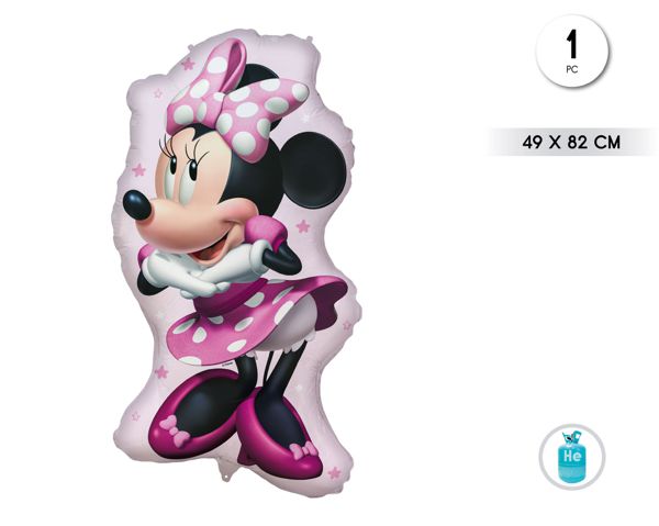 1 GLOBO FOIL FORMA 49X82CM MINNIE MOUSE
