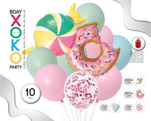 SET DULCE 10 GLOBOS