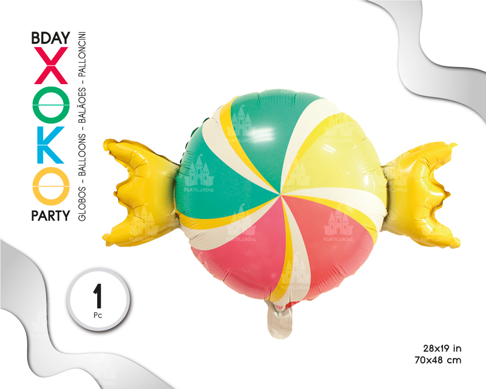 GLOBO MYLAR CANDY 70*48CM