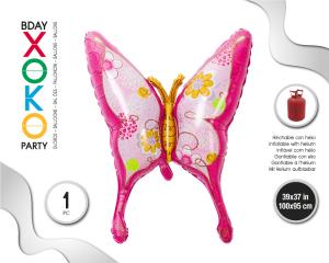 GLOBO MYLAR MARIPOSA 100*95CM