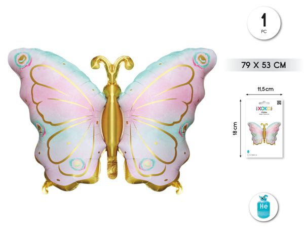 GLOBO FOIL MARIPOSA 79*53CM