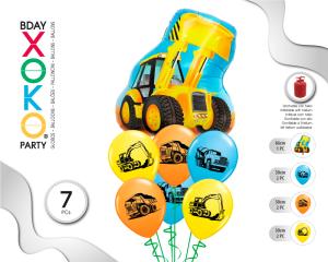 SET EXCAVADORA 7 GLOBOS
