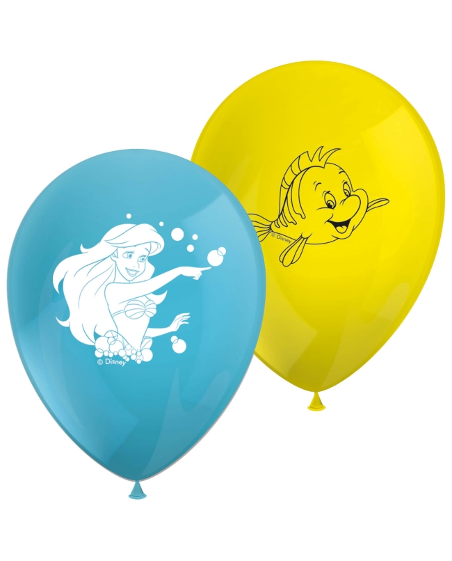 GLOBOS LATEX LA SIRENITA ARIEL (8UND)