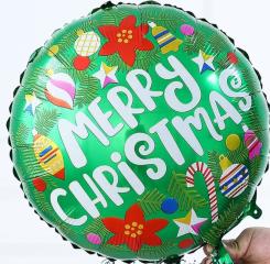 CIRCULO 18" MERRY CHRISTMAS C/BASTON, ESTRELLAS..-