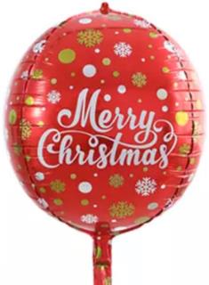 ORBZ 22" 4D MERRY CHRISTMAS ROJO