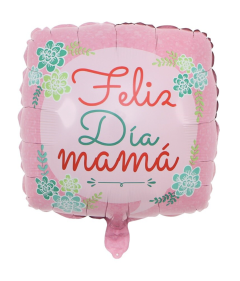FELIZ DÍA MAMA 18" ROSA