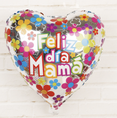 Feliz día Mamá flores 18"