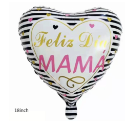 Feliz día Mamá Rayas 18"