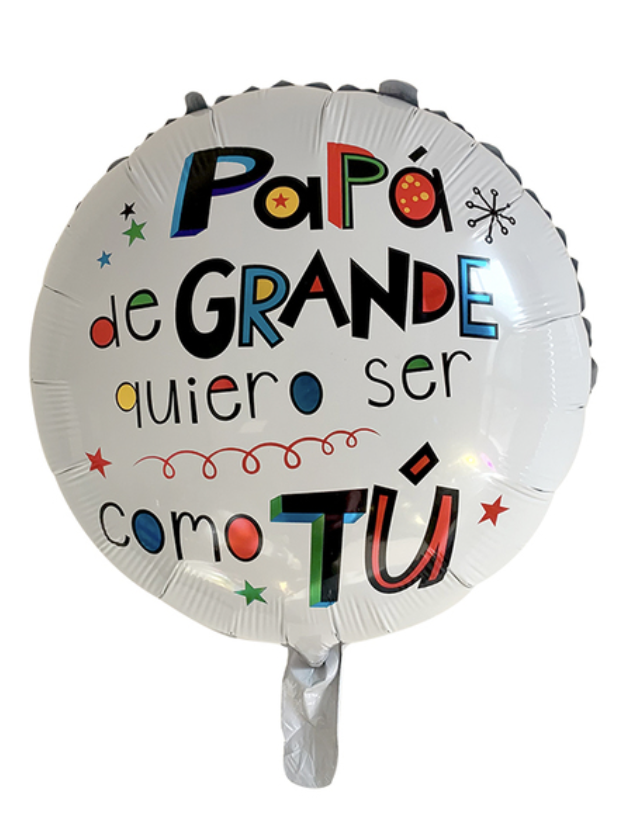 GLOBO FOIL 18´redondo grande como tu