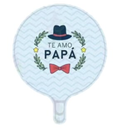 Globo Te amo papá pajarita 10"