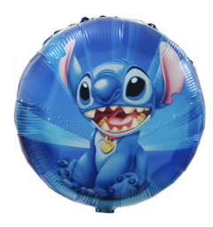 STITCH SONRISA SENTADO CIRCULO 18"