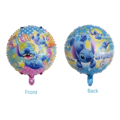 GLOBO STITCH ALOHA. CIRCULO 18"