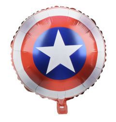 Globo Escudo Capitan America 18"