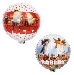 Globo Roblox 2 caras rojo 18"