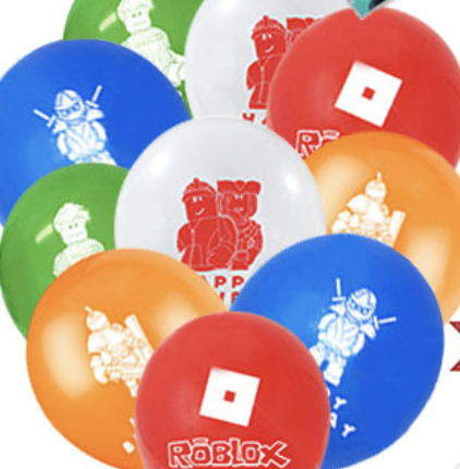 SURTIDO GLOBOS LATEX ROBLOX 20 U