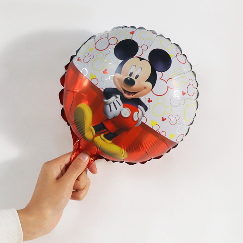 Globo 10´ Mickey blanco y rojo