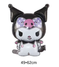 GLOBO FOIL KUROMI LAZO LILA 49*62 CM