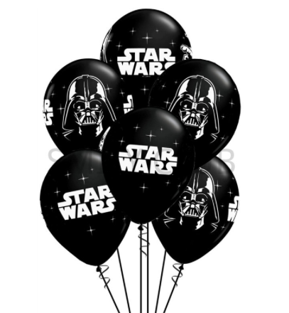 GLOBOS LATEX STAR WARS PACK 10